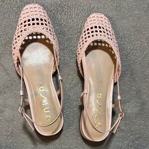 Unisa Blush Woven Flats